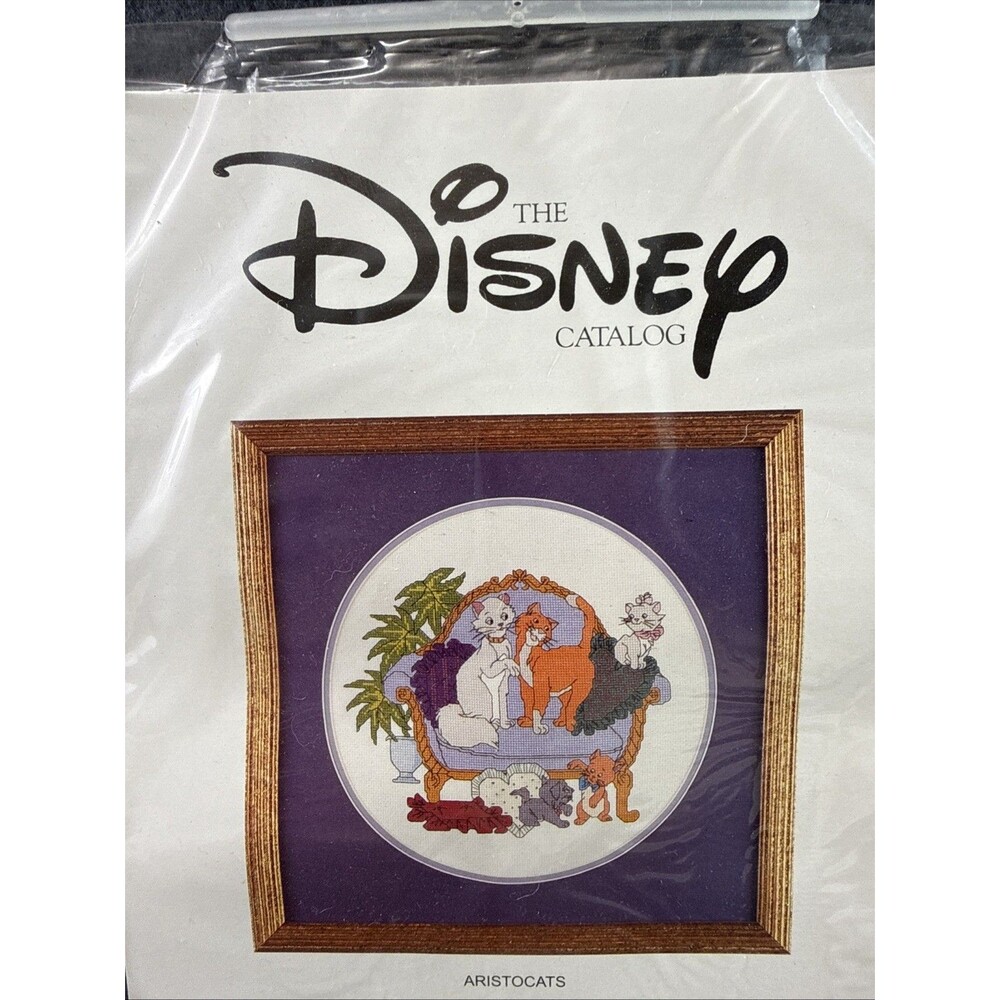 Vintage Disney Catalog Aristocats Counted Cross Stitch Kit Marie Berlioz Toulous